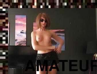 amateur, lesbienne, compilation, solo, taquinerie