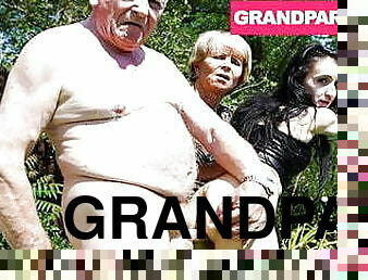 Rejuvenating Grandpa&#039;s Worn Out Cock with Granny 
