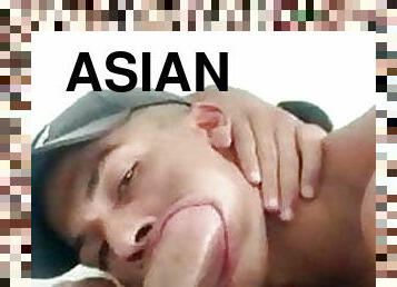 asiatisk, masturbation, anal, avsugning, gay, avrunkning, twink