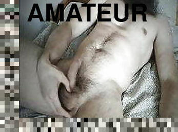 poilue, masturbation, amateur, gay, branlette, ejaculation, musclé