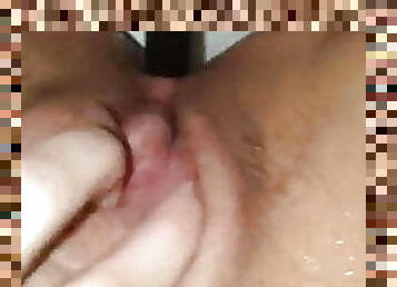 masturbación, amateur, anal, juguete, con-los-dedos, follando-fucking