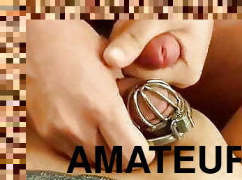 amateur, énorme-bite, gay, couple, esclave, ejaculation