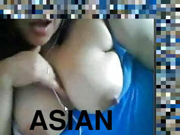 asian, pelancapan, putting, matang, nenek-granny, ibu, perempuan-besar-and-gemuk, webcam, putting-bengkak