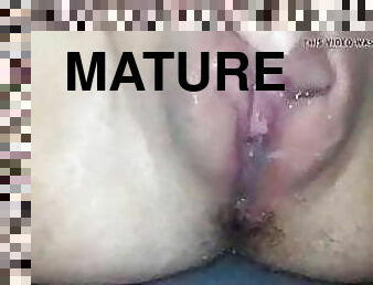 guza, klitoris, veliki, masturbacija, pička-pussy, odrasli, bbw, mokri