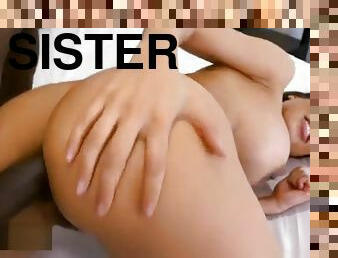 Sexy big ass sister fucked by big cock