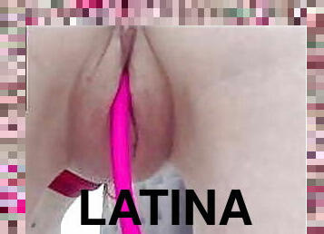 masturbación, coño-pussy, latino, webcam