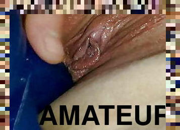 orgasm, fitta-pussy, kvinnligt-sprut, amatör, leksak, fingerknull, dildo, vått