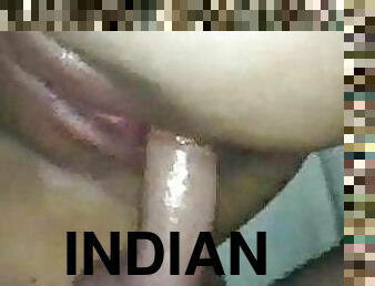 orgasme, anal, ejaculation-sur-le-corps, hardcore, indien, hirondelle, petite-amie, ejaculation, brutal, hôtel