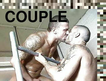 anal, gay, casal, musculado