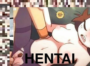 monstro, mãe, anime, hentai, doce