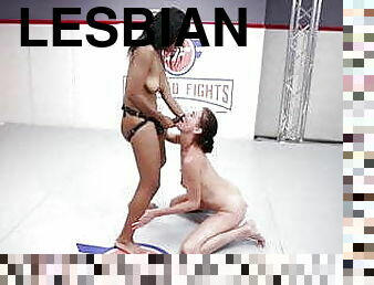 Sofie Marie Lesbian Sex Fight Against Moche Menage