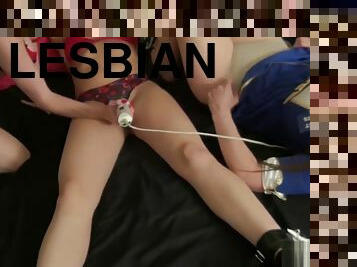 Horny porn video Lesbian incredible pretty one
