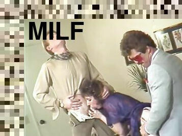 Milf Shaves For Her Men In Classic Porn - Golden Age Media