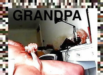 papa, masturbation, amateur, gay, ejaculation, webcam, pappounet, grand-papa, ours