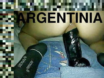 masturbacija, analano, dildo, brutalno, krava, argentinski