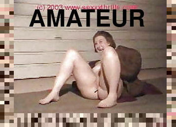 cul, énorme, mamelons, amateur, anal, maman, vintage, classique, rétro, cognage