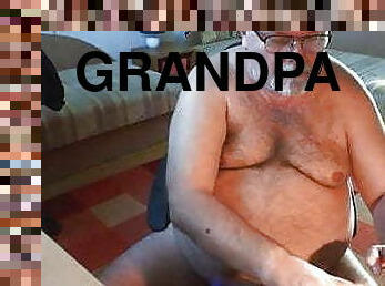 pai, masturbação, gay, punheta, ejaculação, webcam, paizinho, avô-grandpa