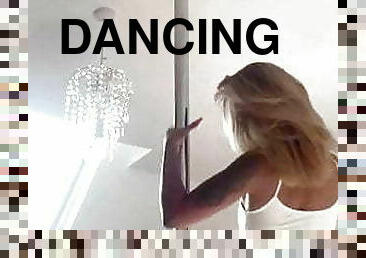 Sexy pole dancing slut