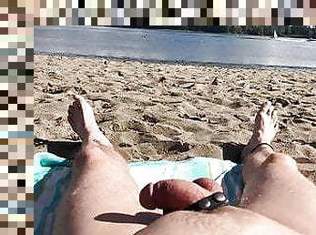 nudist, gej, plaža