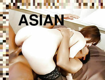 asiatisk, orgasm, orgie, hardcore, japansk, creampie, trekant, strumpor