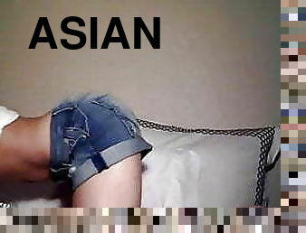 asiatisk, onani, legetøj, kompilering, dildo