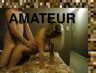 énorme, amateur, anal, énorme-bite, blonde, pute, hôtel, bite