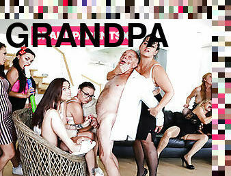 Perverted Grandparents Orgy Part 1 