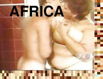 gros-nichons, horny, méchant, africaine, sauvage