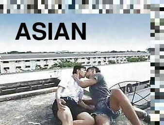 asiatisk, pappa, gammal, anal, gigantisk-kuk, gay, par, thailändsk, ung18, familj