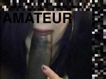 amateur, fellation, énorme-bite, interracial, compilation, black, hirondelle, ejaculation, blanc, sucer