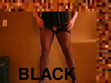 masturbation, collants, amateur, gay, maison, black, secousses, bas, culotte, musclé