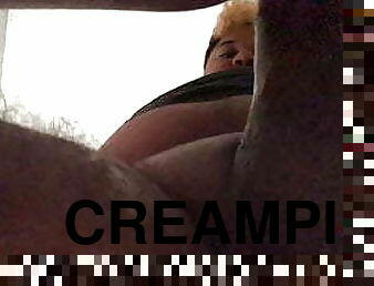 doggy-style, fet, gammal, fitta-pussy, fru, gigantisk-kuk, creampie, bbw, pov, knullande