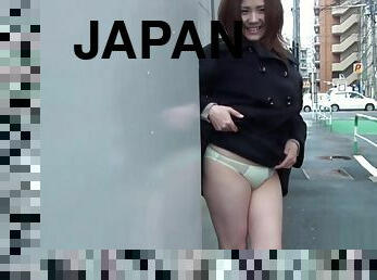 Japanese teen flashing