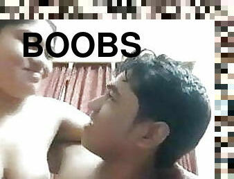 Bangladeshi village girl&rsquo;s boobs sucked, bangla talk