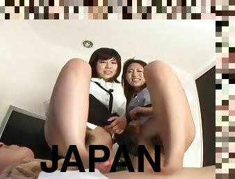 asiatique, pisser, amateur, japonais, face-sitting