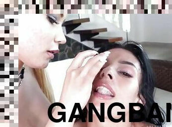 gangbang fuck with 2 bisexual girfriends