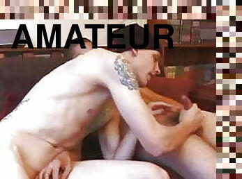 amateur, gay, polla, chupando