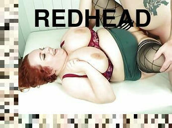 Big Tits BBW Redhead Gets Fucked Hard (1080p)