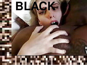 White femboy fucked by black