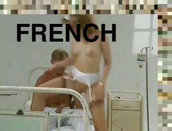 Hot French Nurse fucks by Patient