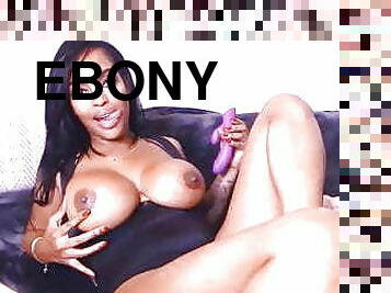 Sexiest ebony babe squirting scene EVER