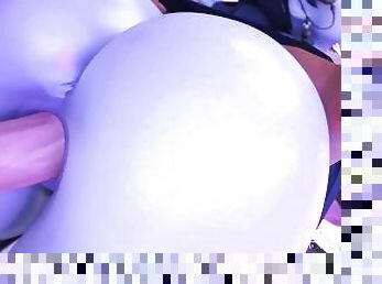 culo, tetas-grandes, polla-enorme, recopilación, hentai, bonita, 3d, polla