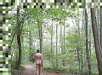 Nude outdoor walk 12