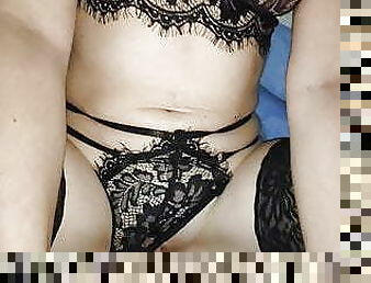 gros-nichons, mamelons, chatte-pussy, amateur, milf, maman, famille, lingerie, naturel, tabou