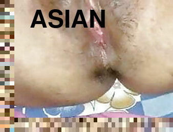 asia, mastubasi, vagina-pussy, isteri, permainan-jari, vagina-vagina, jarak-dekat