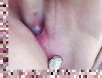 gros-nichons, masturbation, chatte-pussy, amateur, jouet, maison, française, double, salope, naturel