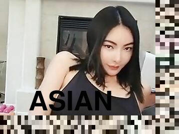 Elise has the most perfect Asian boobs