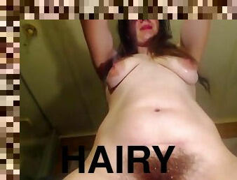 Hairy Mature Enjoying Herself