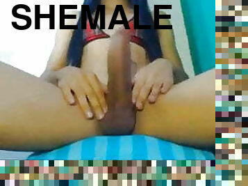 mastubasi, waria-shemale, penis-besar, latina, webcam, kecil-mungil, seorang-diri, kecil-mungil-tiny, penis