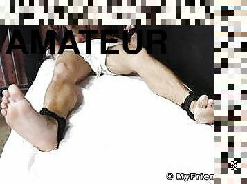 amateur, gay, pieds, ligotée, prison-prison, domination, femme-dominatrice